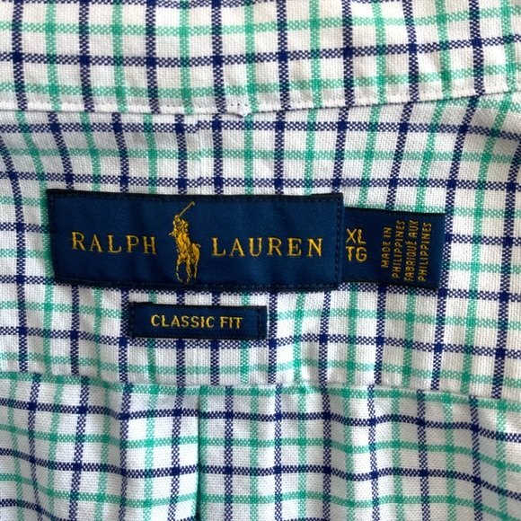 Ralph Lauren Button Down Shirt Classic Fit Long Sleeve XL - Picture 3 of 11
